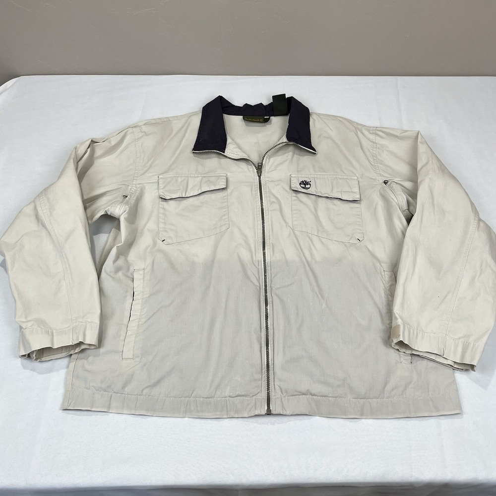 Vintage Timberland Jacket Mens XL Weathergear Harrington Bomber Work
